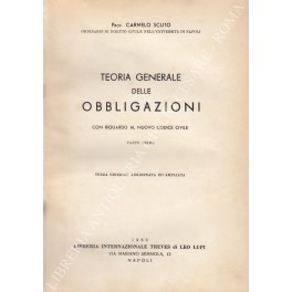 Teoria generale delle obbligazioni