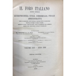 Il Foro Italiano. Annata 1888