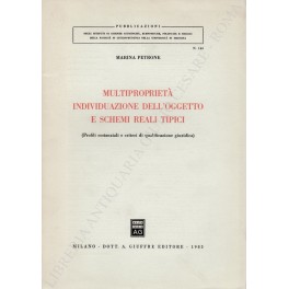 Multiproprietà individuazione dell'oggetto e schemi reali tipici