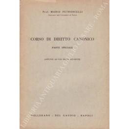 Corso di diritto canonico