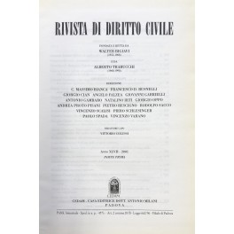 Rivista di diritto civile