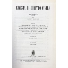 Rivista di diritto civile