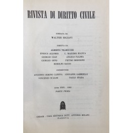 Rivista di diritto civile