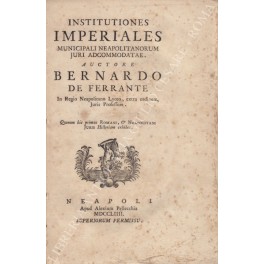 Institutiones imperiales municipali neapolitanorum