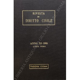 Rivista di diritto civile