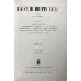 Rivista di diritto civile.