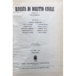 Rivista di diritto civile.