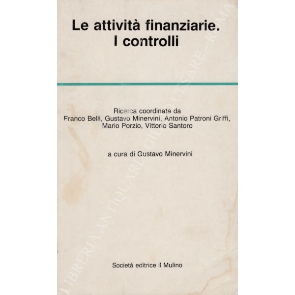 La tutela del risparmio (Ordinamento economico - giuridico) - Libreria  Antiquaria Giulio Cesare