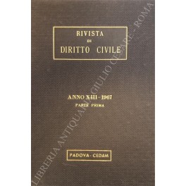 Rivista di diritto civile