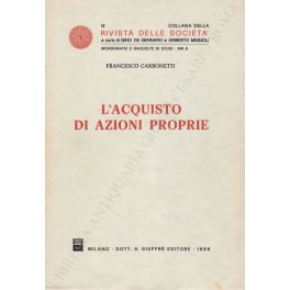 L'acquisto di azioni proprie