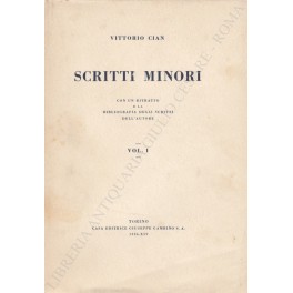 Scritti minori