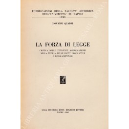 La forza di legge