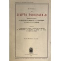 Rivista di Diritto Processuale. Annata 1997.