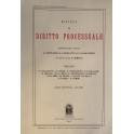 Rivista di Diritto Processuale. Annata 1997.