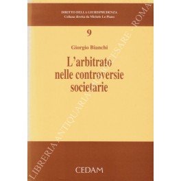 L'arbitrato nelle controversie societarie