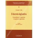 Il decreto ingiuntivo