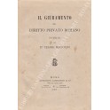 Il giuramento nel diritto privato romano