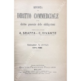 Rivista del Diritto Commerciale e del diritto generale delle obbligazioni