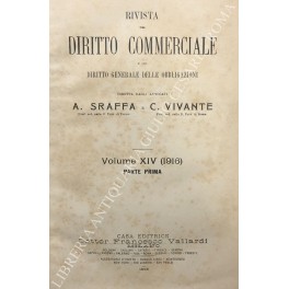 Rivista del Diritto Commerciale e del diritto generale delle obbligazioni