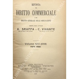 Rivista del Diritto Commerciale e del diritto generale delle obbligazioni