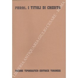 I titoli di credito