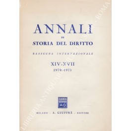 Annali di storia del diritto