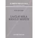 La clausola solve et repete