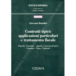 Contratti tipici: applicazioni particolari e trattamento fiscale