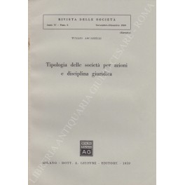 Tipologia delle società per azioni e disciplina giuridica