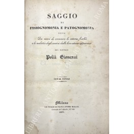 Saggio di fisiognomonia e patognomonia