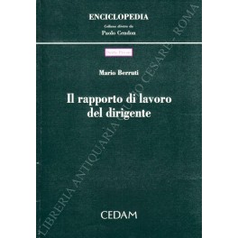 Il rapporto di lavoro del dirigente