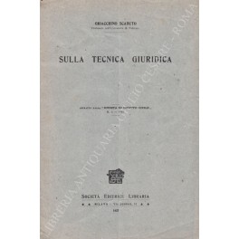 Sulla tecnica giuridica