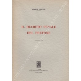 Il decreto penale del pretore