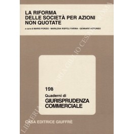 La riforma delle società per azioni non quotate