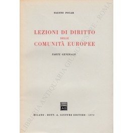 Lezioni di diritto delle comunità europee