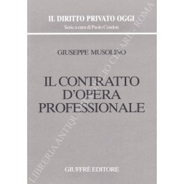 Il contratto d'opera professionale