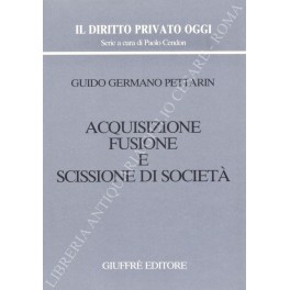 Acquisizione fusione e scissione di società