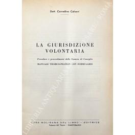 La giurisdizione volontaria