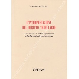 L'interpretazione del diritto tributario