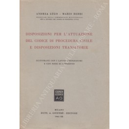 Disposizioni per l'attuazione del codice