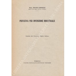 Privativa per invenzione industriale