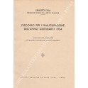 Discorso per l'inaugurazione dell'anno giudiziario 1954