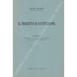 Il progetto di costituzione