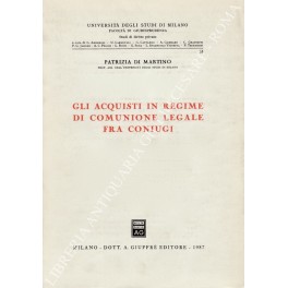 Gli acquisti in regime di comunione legale fra coniugi