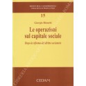 Le operazioni sul capitale sociale