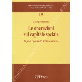 Le operazioni sul capitale sociale