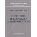 Le delibere del consiglio di amministrazione