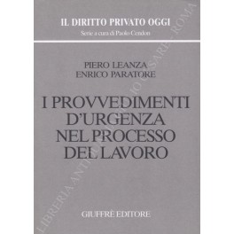 I provvedimenti d'urgenza nel processo del lavoro