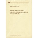 Profili della forma nella nuova legislazione sui contratti