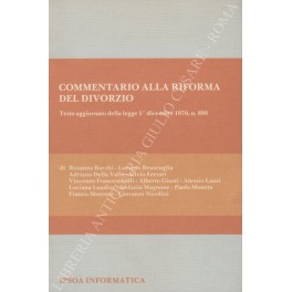 Commentario alla riforma del divorzio